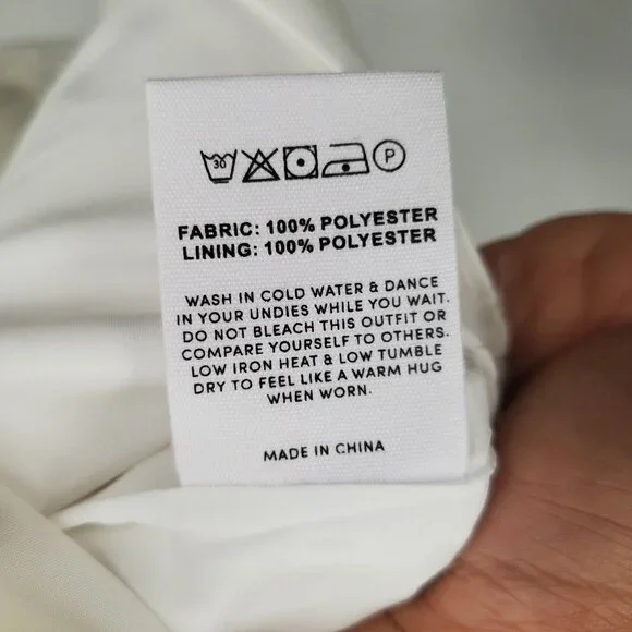 Peppermayo Girl Crush Bow Mini Dress Women Size 0 NWT Strapless Cutout - Picture 6 of 10